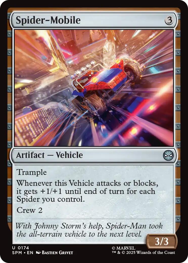 Spider-Mobile [Marvel's Spider-Man] MTG Single Magic: The Gathering | Red Claw Gaming