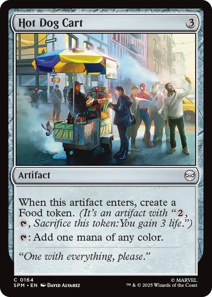 Hot Dog Cart [Marvel's Spider-Man] MTG Single Magic: The Gathering | Red Claw Gaming