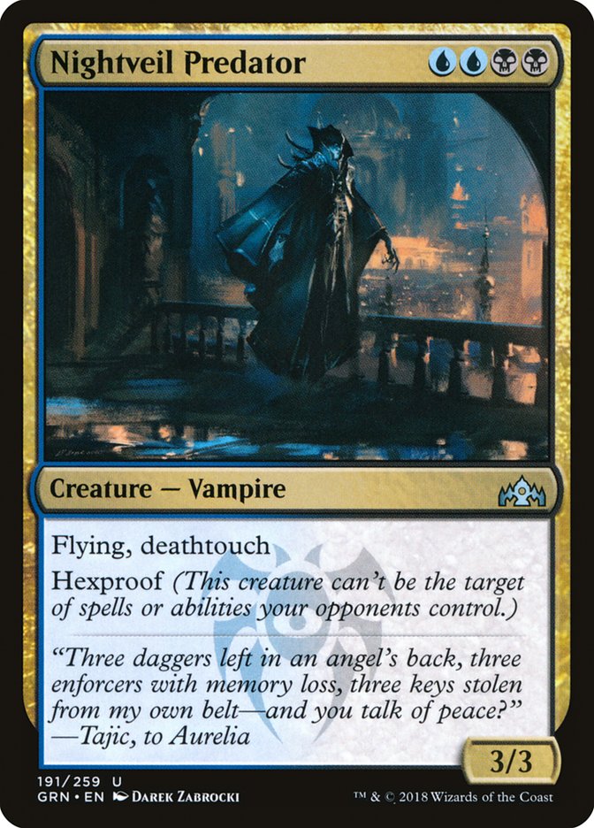 Nightveil Predator [Guilds of Ravnica] MTG Single Magic: The Gathering | Red Claw Gaming