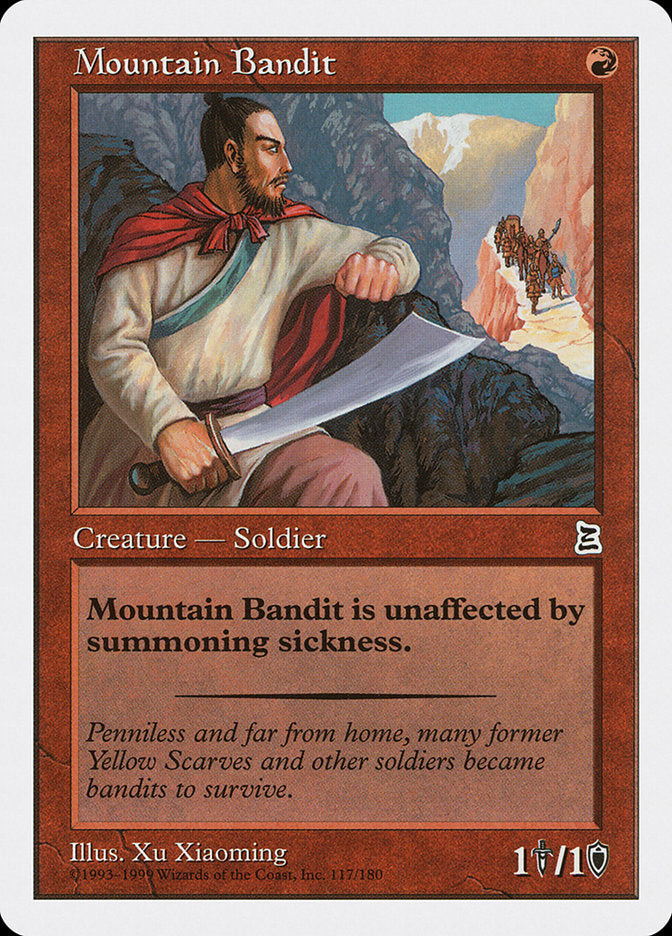 Mountain Bandit [Portal Three Kingdoms] MTG Single Magic: The Gathering | Red Claw Gaming