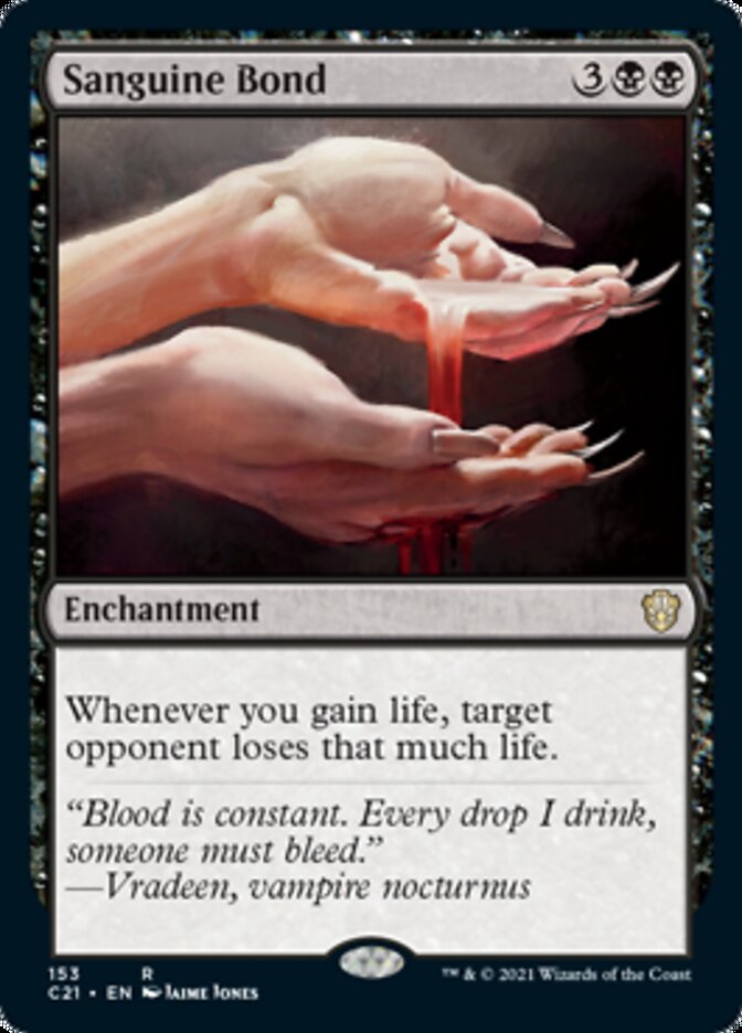 Sanguine Bond [Commander 2021] MTG Single Magic: The Gathering | Red Claw Gaming