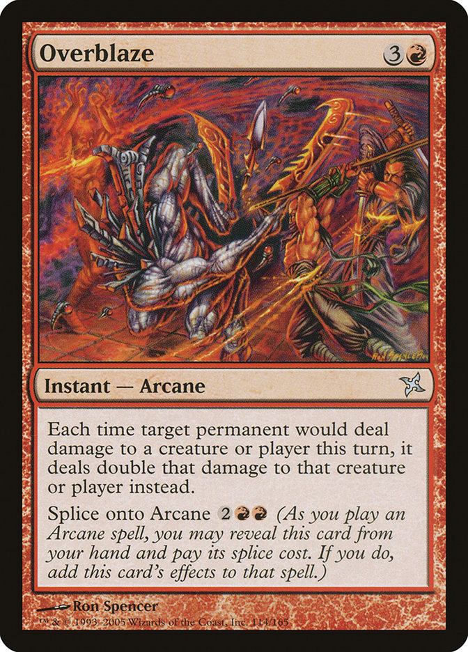 Overblaze [Betrayers of Kamigawa] MTG Single Magic: The Gathering | Red Claw Gaming