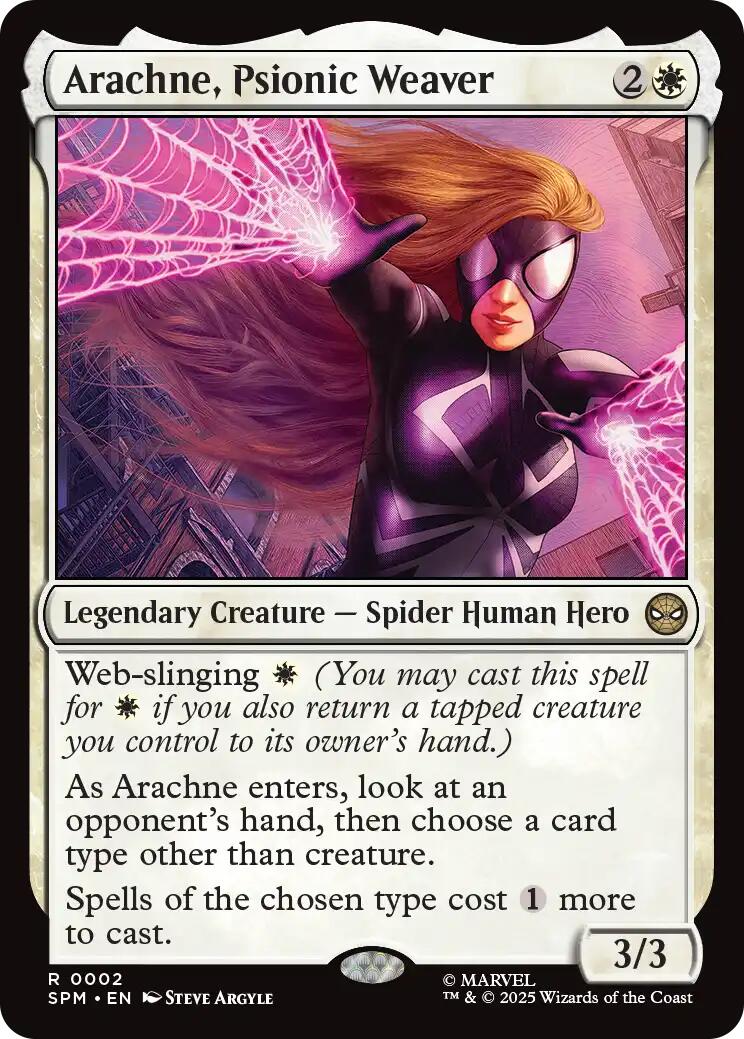 Arachne, Psionic Weaver [Marvel's Spider-Man] MTG Single Magic: The Gathering | Red Claw Gaming