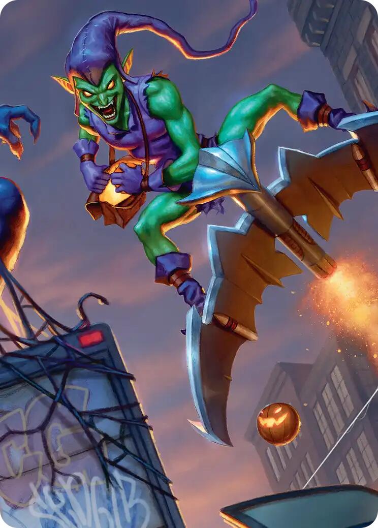 Green Goblin, Nemesis Art Card [Marvel's Spider-Man Art Series] MTG Single Magic: The Gathering | Red Claw Gaming
