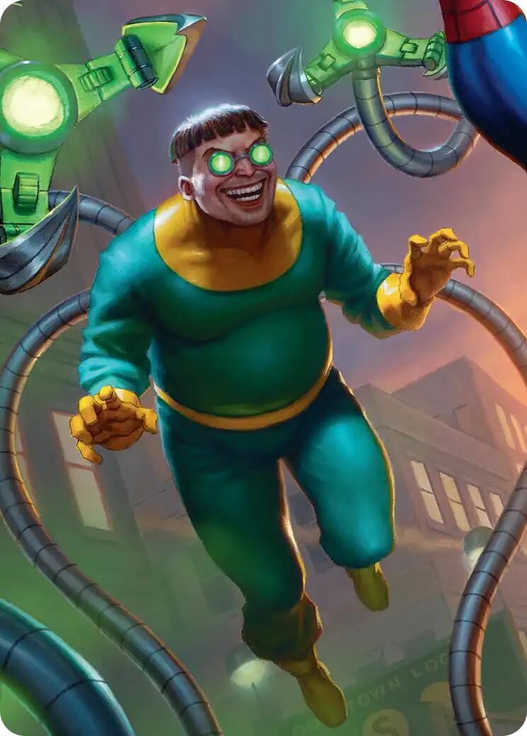 Doc Ock, Evil Inventor Art Card [Marvel's Spider-Man Art Series] MTG Single Magic: The Gathering | Red Claw Gaming