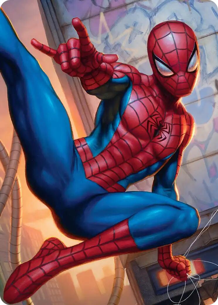 Sensational Spider-Man Art Card [Marvel's Spider-Man Art Series] MTG Single Magic: The Gathering | Red Claw Gaming