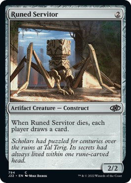 Runed Servitor [Jumpstart 2022] MTG Single Magic: The Gathering | Red Claw Gaming