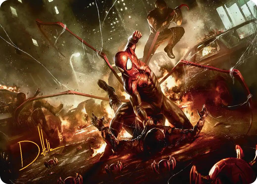 Superior Spider-Man Art Card (Gold-Stamped Signature) [Marvel's Spider-Man Art Series] MTG Single Magic: The Gathering | Red Claw Gaming