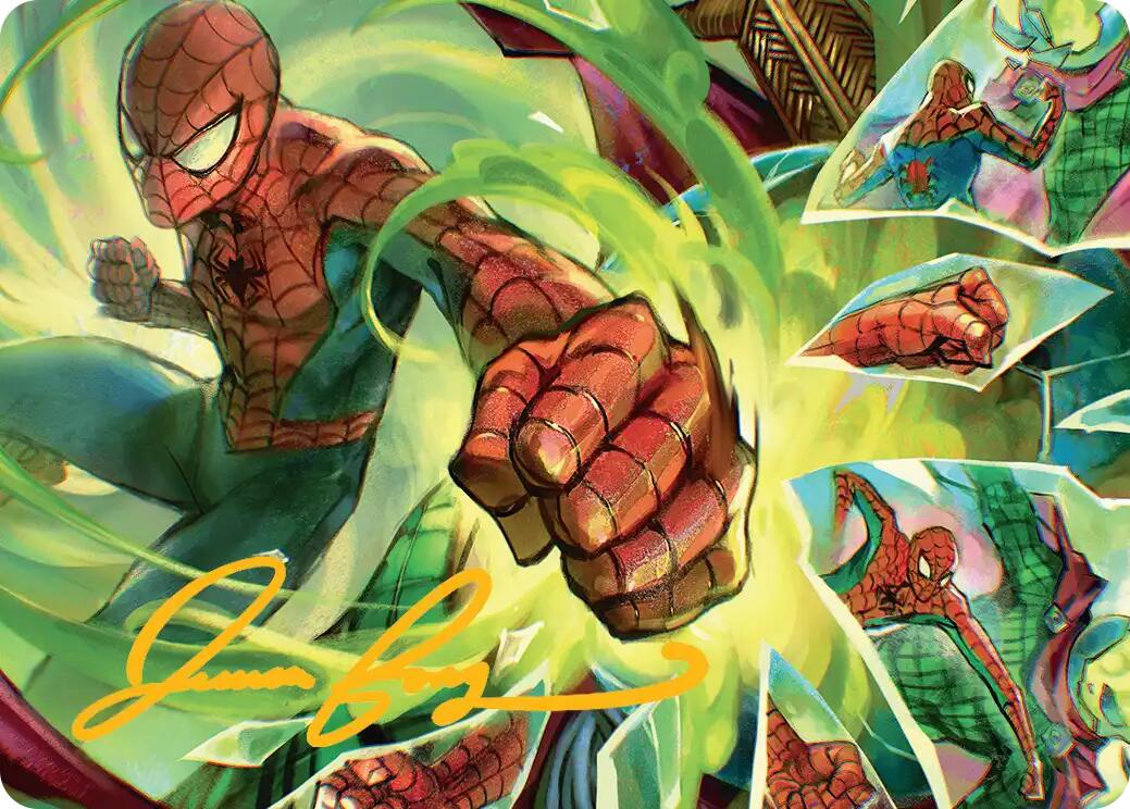 Kapow! Art Card (Gold-Stamped Signature) [Marvel's Spider-Man Art Series] MTG Single Magic: The Gathering | Red Claw Gaming