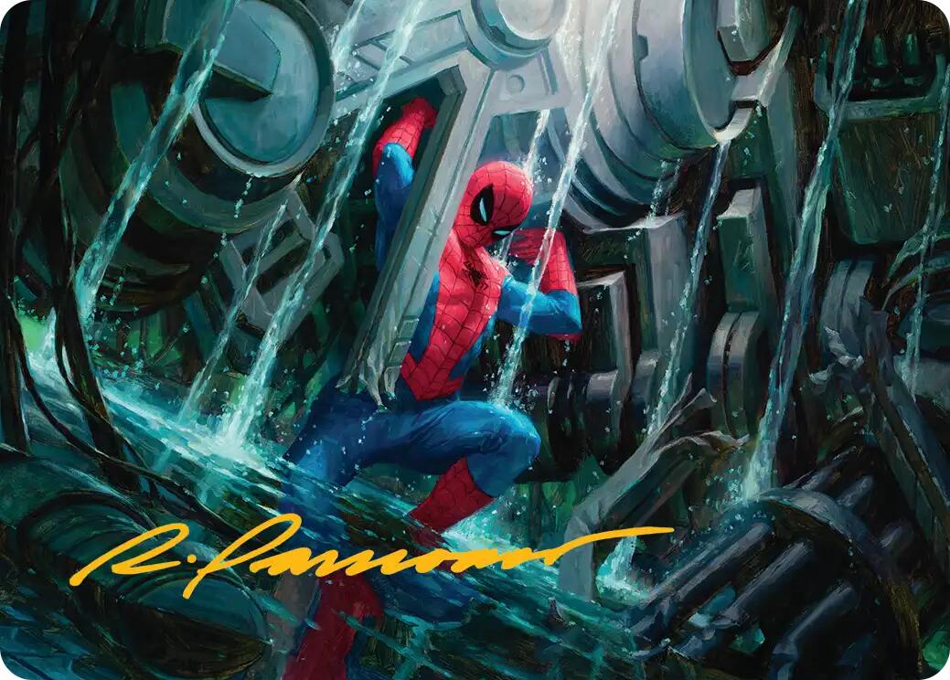 Strength of Will Art Card (Gold-Stamped Signature) [Marvel's Spider-Man Art Series] MTG Single Magic: The Gathering | Red Claw Gaming