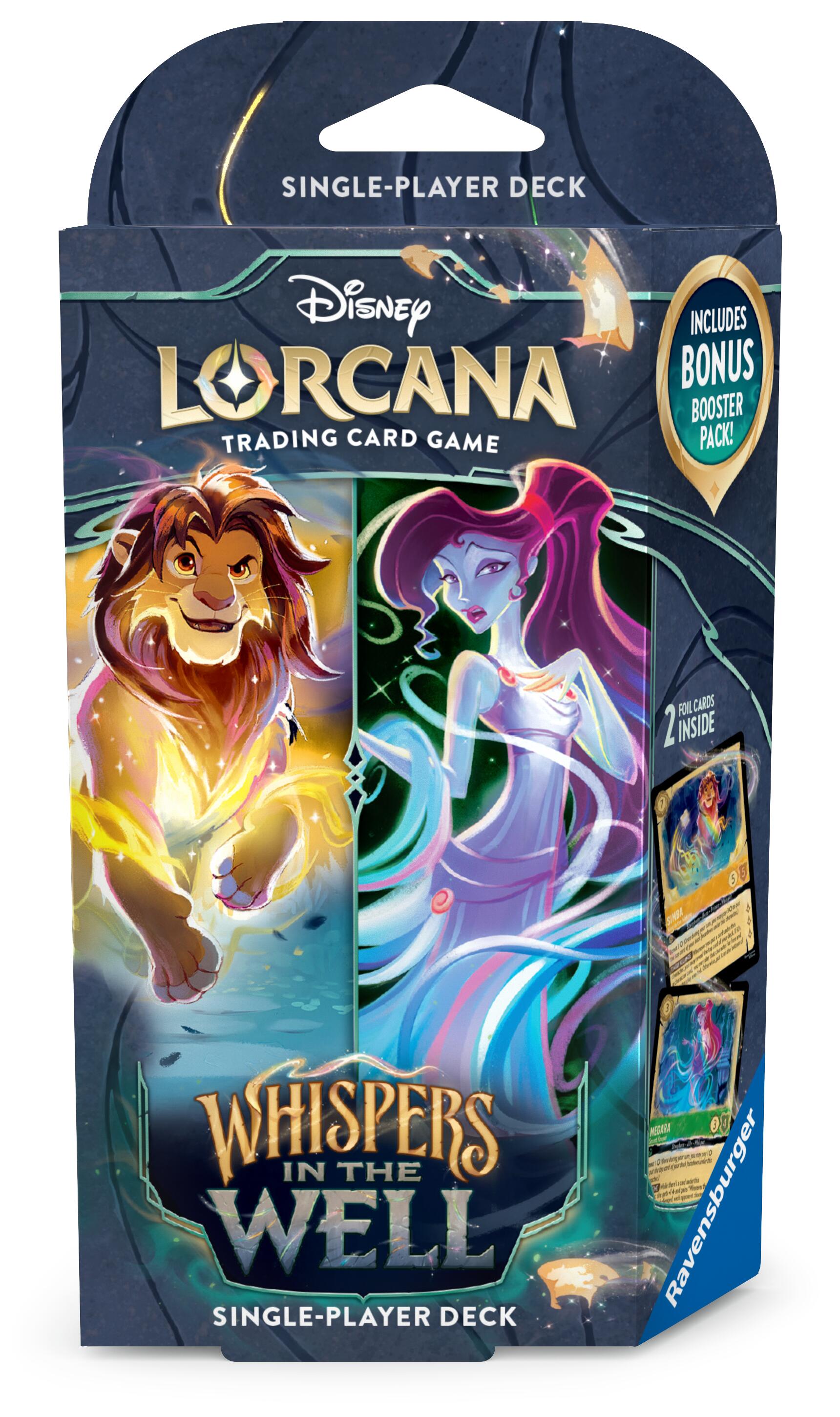 Whispers in the Well - Starter Deck (Amber & Emerald) Lorcana Sealed Disney | Red Claw Gaming