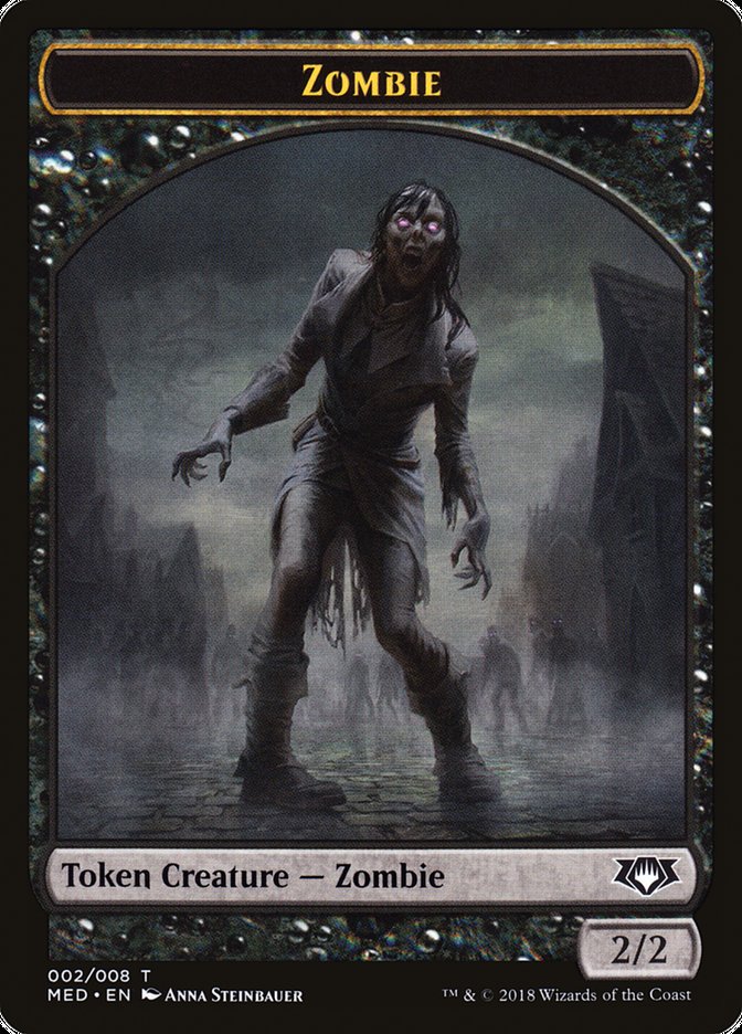 Zombie Token [Mythic Edition Tokens] MTG Single Magic: The Gathering | Red Claw Gaming