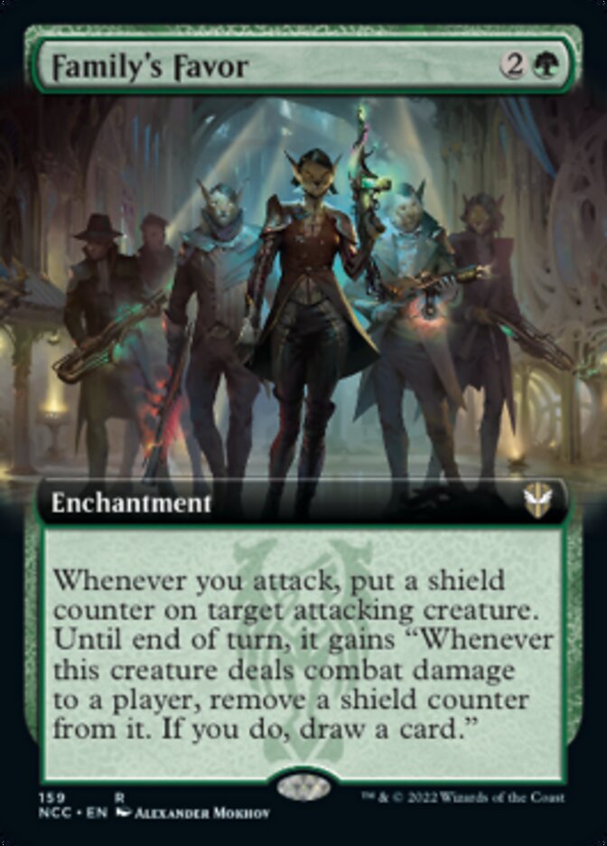 Family's Favor (Extended Art) [Streets of New Capenna Commander] MTG Single Magic: The Gathering | Red Claw Gaming