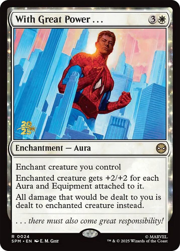 With Great Power . . . [Marvel's Spider-Man Prerelease Promos] MTG Single Magic: The Gathering | Red Claw Gaming