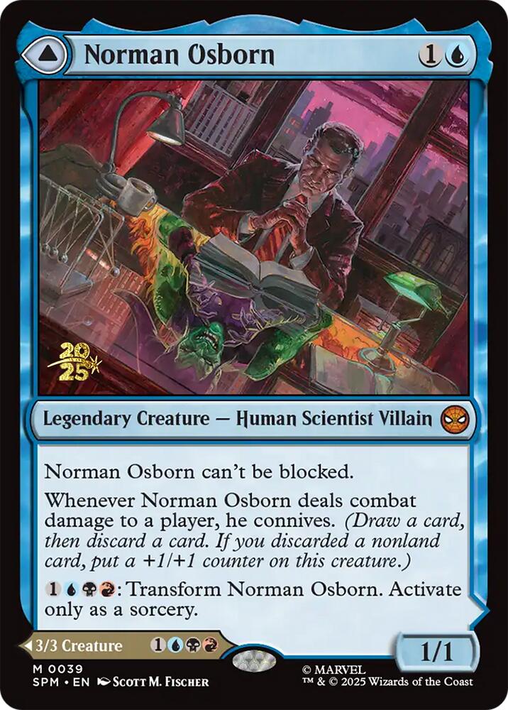Norman Osborn [Marvel's Spider-Man Prerelease Promos] MTG Single Magic: The Gathering | Red Claw Gaming