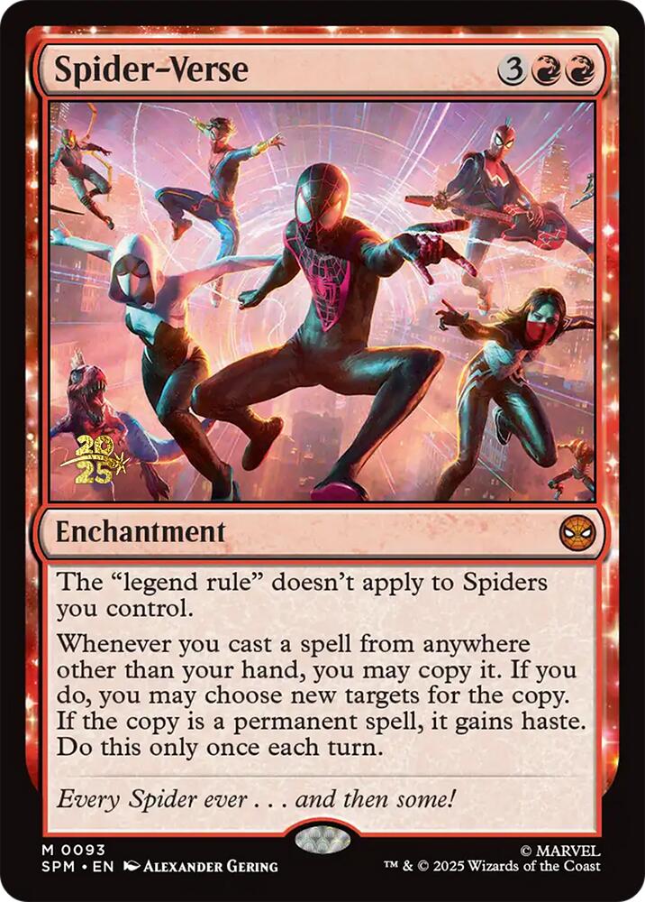 Spider-Verse [Marvel's Spider-Man Prerelease Promos] MTG Single Magic: The Gathering | Red Claw Gaming