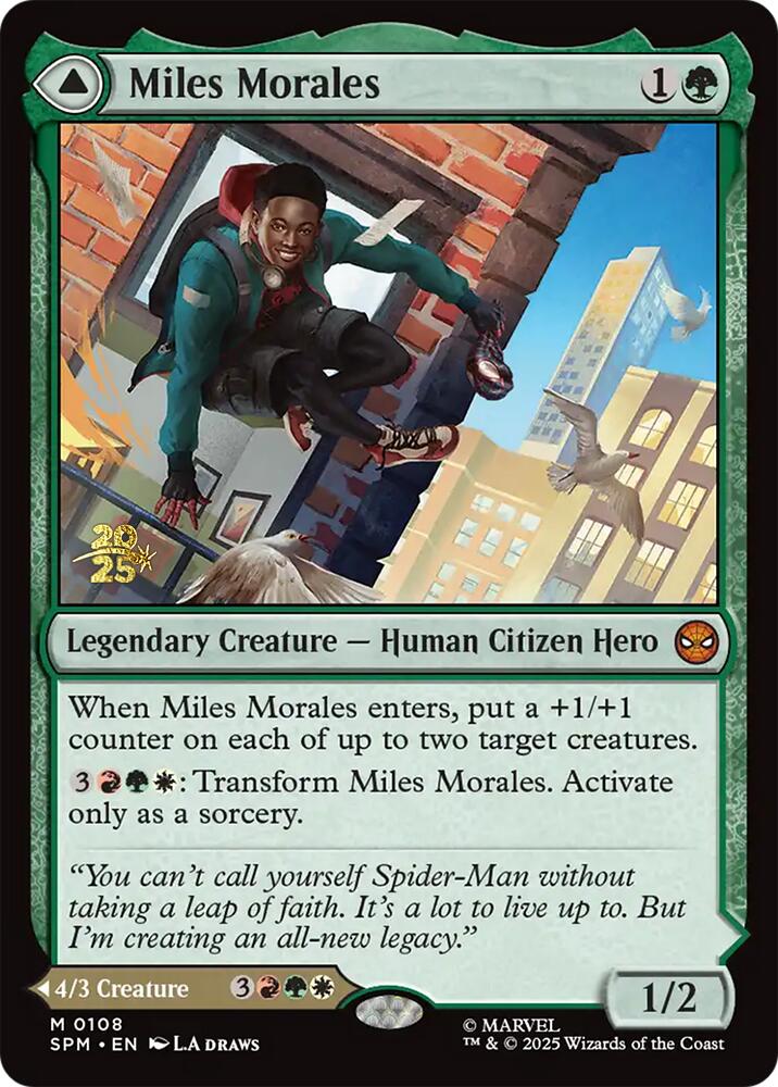 Miles Morales // Ultimate Spider-Man [Marvel's Spider-Man Prerelease Promos] MTG Single Magic: The Gathering | Red Claw Gaming