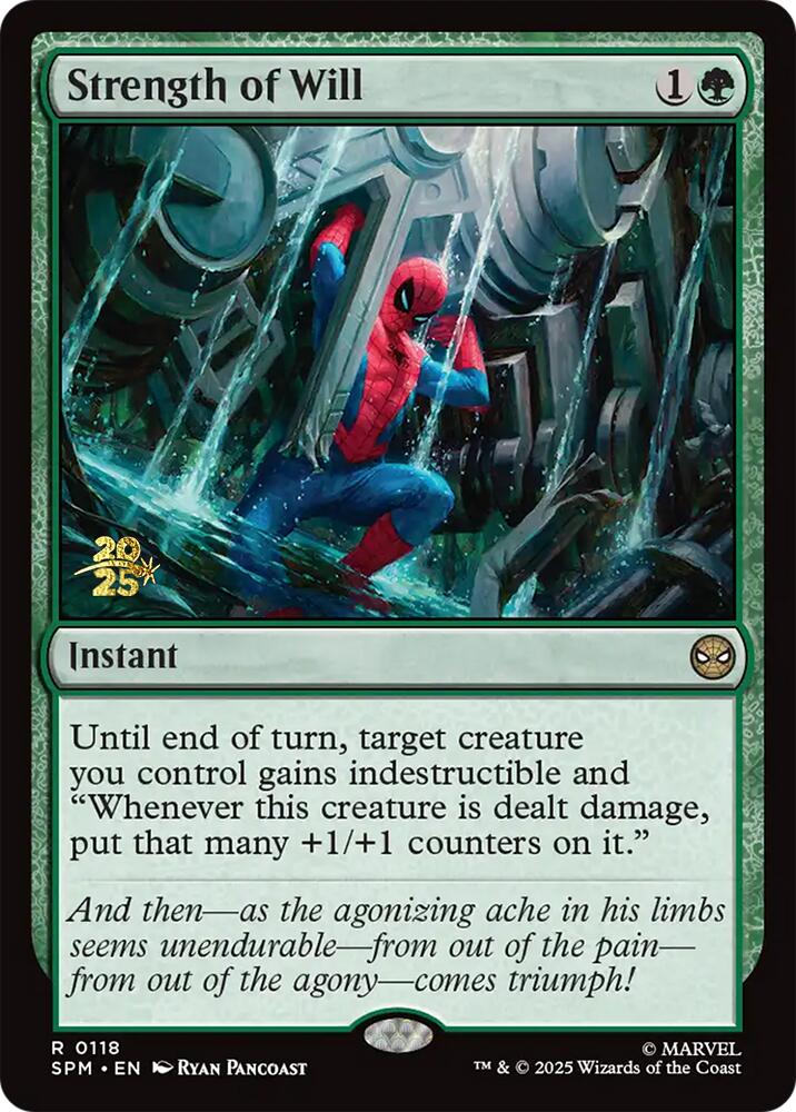 Strength of Will [Marvel's Spider-Man Prerelease Promos] MTG Single Magic: The Gathering | Red Claw Gaming