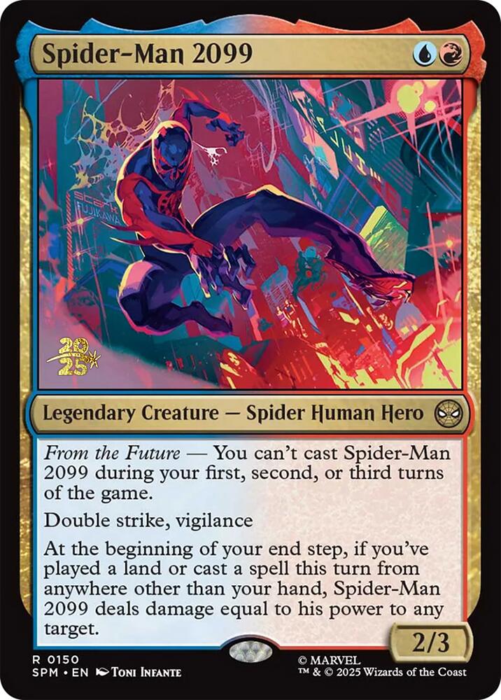 Spider-Man 2099 [Marvel's Spider-Man Prerelease Promos] MTG Single Magic: The Gathering | Red Claw Gaming