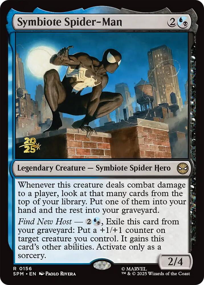 Symbiote Spider-Man [Marvel's Spider-Man Prerelease Promos] MTG Single Magic: The Gathering | Red Claw Gaming