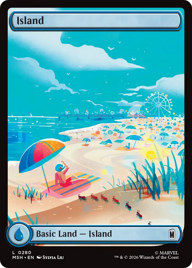 Island (0280) [Marvel Super Heroes] MTG Single Magic: The Gathering | Red Claw Gaming