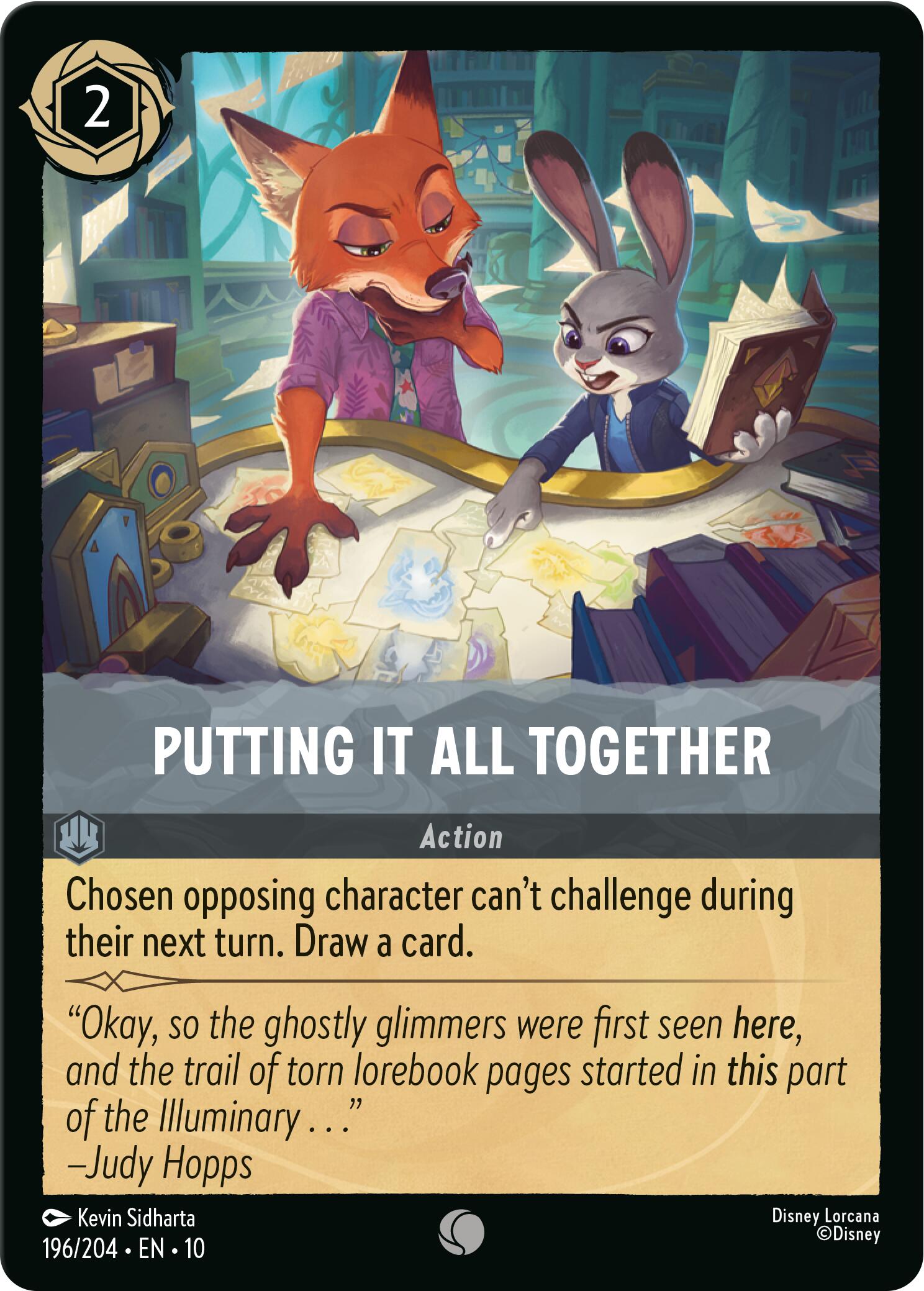 Putting It All Together (196/204) [Whispers in the Well] Lorcana Single Disney | Red Claw Gaming