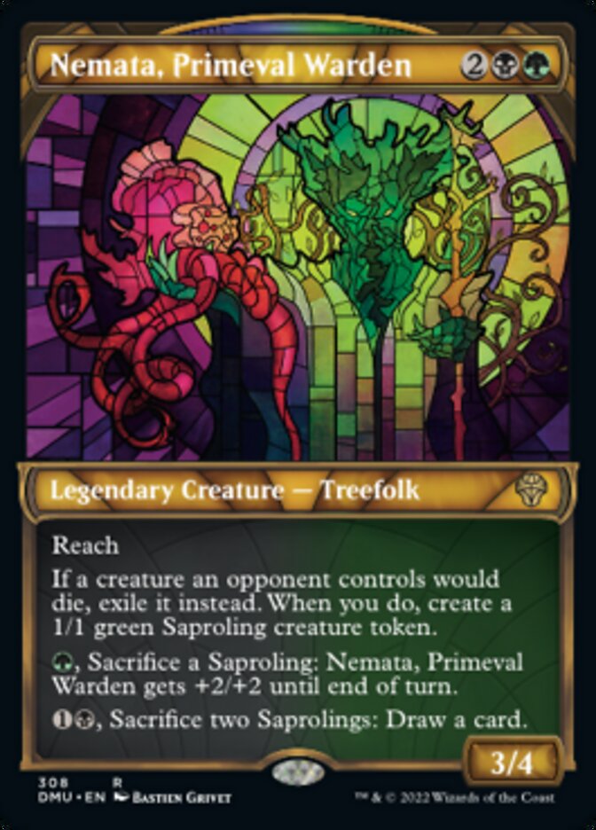 Nemata, Primeval Warden (Showcase) [Dominaria United] MTG Single Magic: The Gathering | Red Claw Gaming