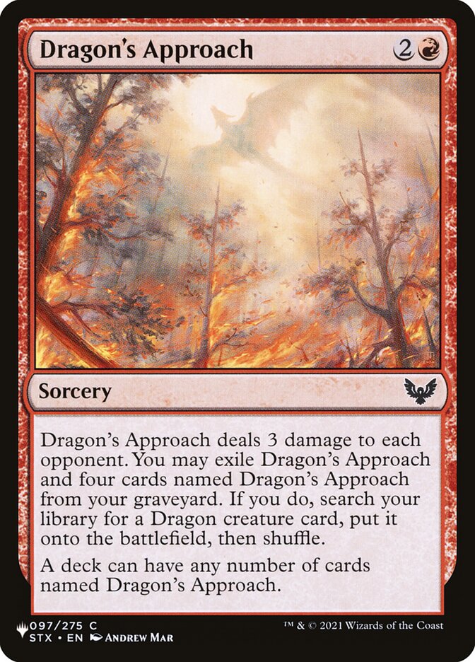 Dragon's Approach [The List] MTG Single Magic: The Gathering | Red Claw Gaming