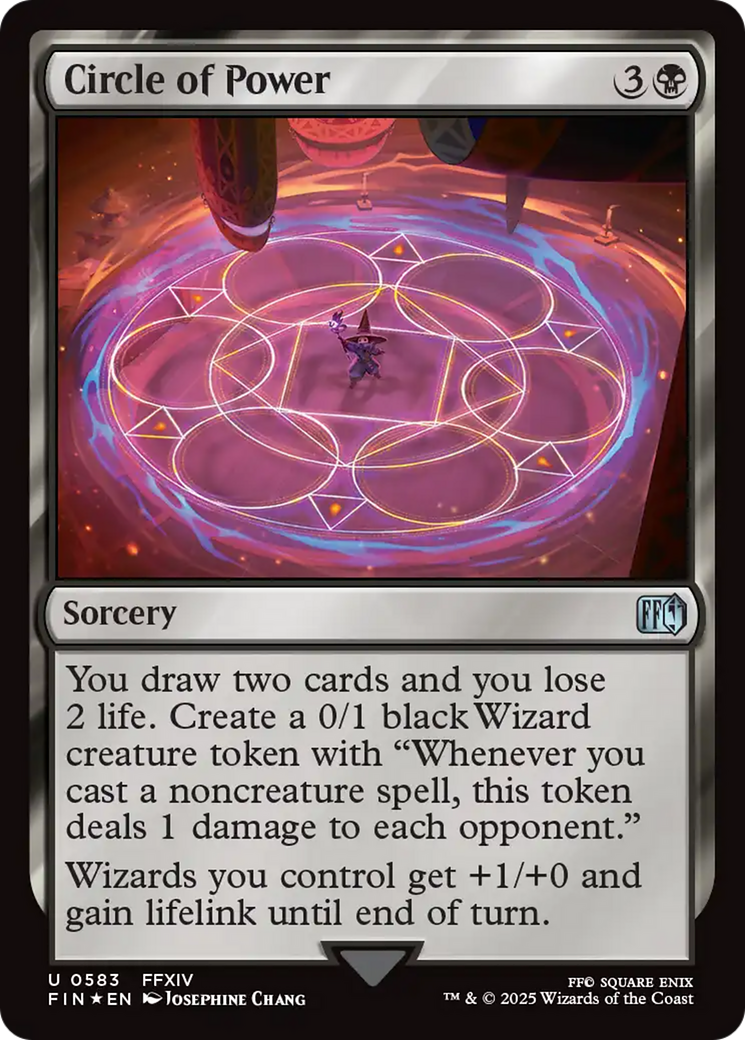 Circle of Power (Surge Foil) [FINAL FANTASY] MTG Single Magic: The Gathering | Red Claw Gaming