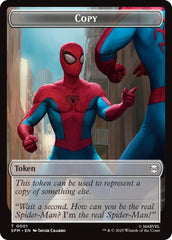Copy // Human Citizen Double-Sided Token [Marvel's Spider-Man Tokens] | Red Claw Gaming