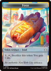 Food // Robot Double-Sided Token [Marvel's Spider-Man Tokens] MTG Single Magic: The Gathering | Red Claw Gaming
