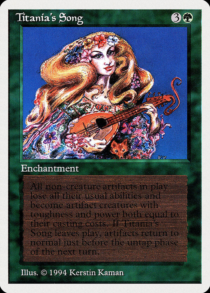 Titania's Song [Summer Magic / Edgar] MTG Single Magic: The Gathering | Red Claw Gaming