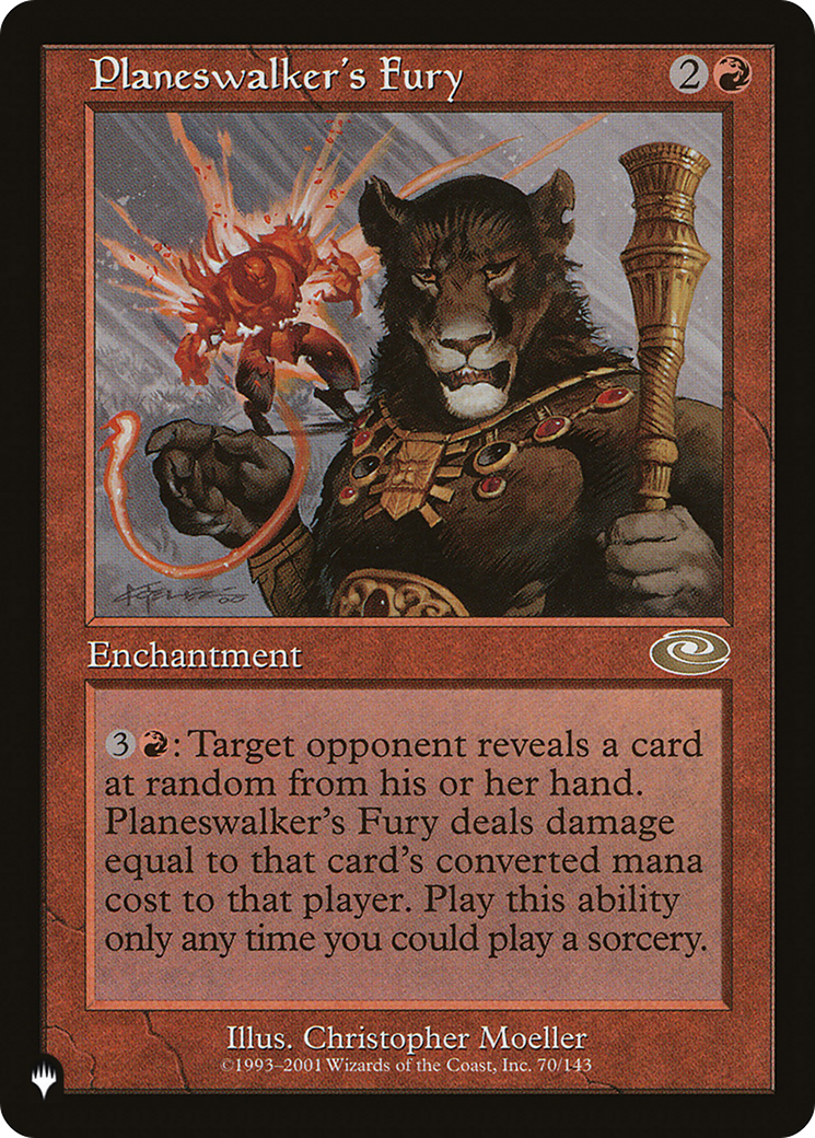Planeswalker's Fury [The List] MTG Single Magic: The Gathering | Red Claw Gaming