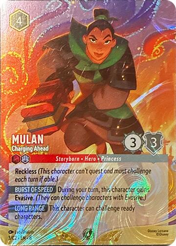 Mulan - Charging Ahead (3) (3) [Promo Cards] Lorcana Single Disney | Red Claw Gaming