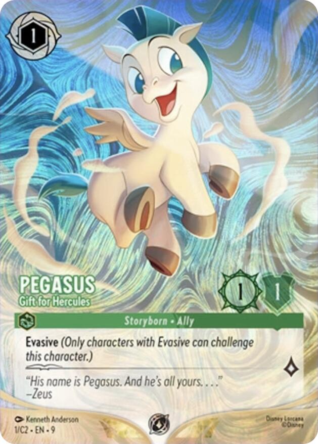 Pegasus - Gift for Hercules (1) [Promo Cards] Lorcana Single Disney | Red Claw Gaming