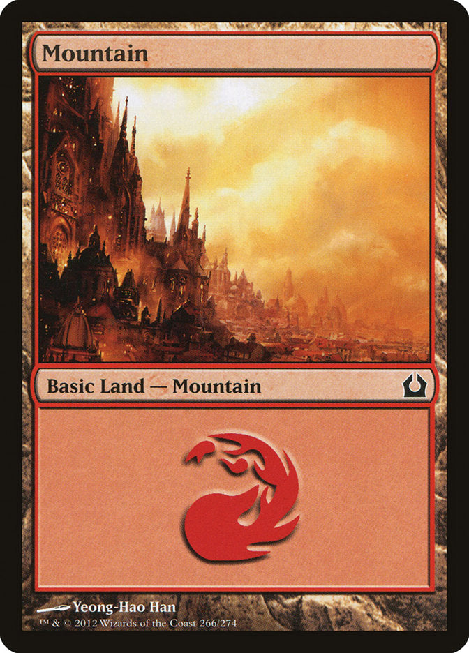 Mountain (266) [Return to Ravnica] MTG Single Magic: The Gathering | Red Claw Gaming