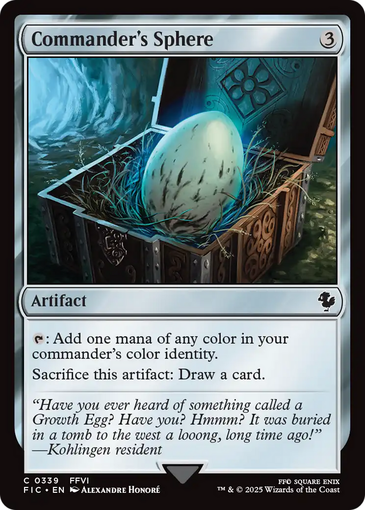 Commander's Sphere [FINAL FANTASY Commander] MTG Single Magic: The Gathering | Red Claw Gaming