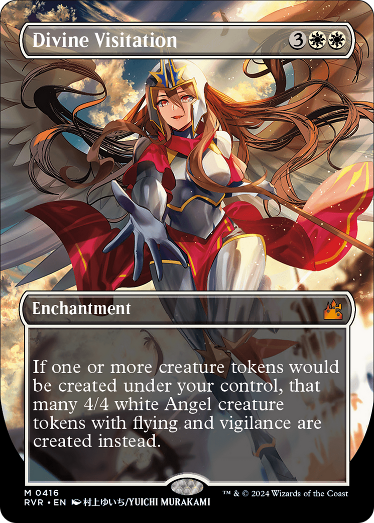 Divine Visitation (Anime Borderless) [Ravnica Remastered] MTG Single Magic: The Gathering | Red Claw Gaming