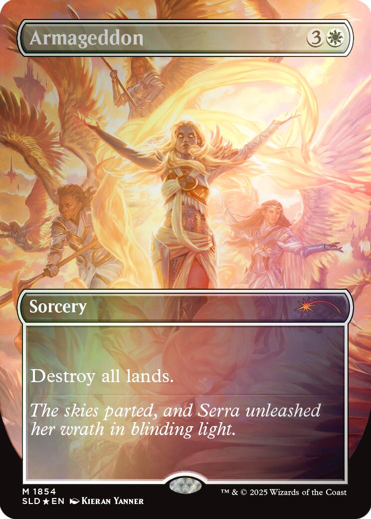 Armageddon (Rainbow Foil) [Secret Lair Drop Series] MTG Single Magic: The Gathering | Red Claw Gaming