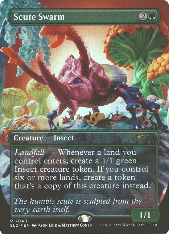 Scute Swarm (Rainbow Foil) [Secret Lair Drop Series] MTG Single Magic: The Gathering | Red Claw Gaming