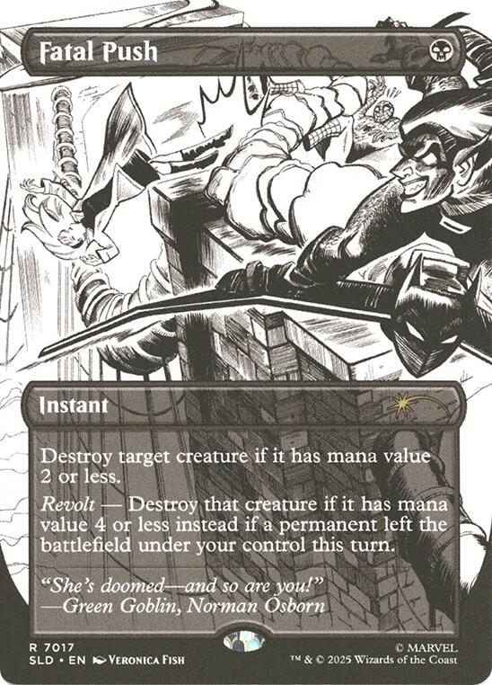 Fatal Push (7017) [Secret Lair Drop Series] MTG Single Magic: The Gathering | Red Claw Gaming