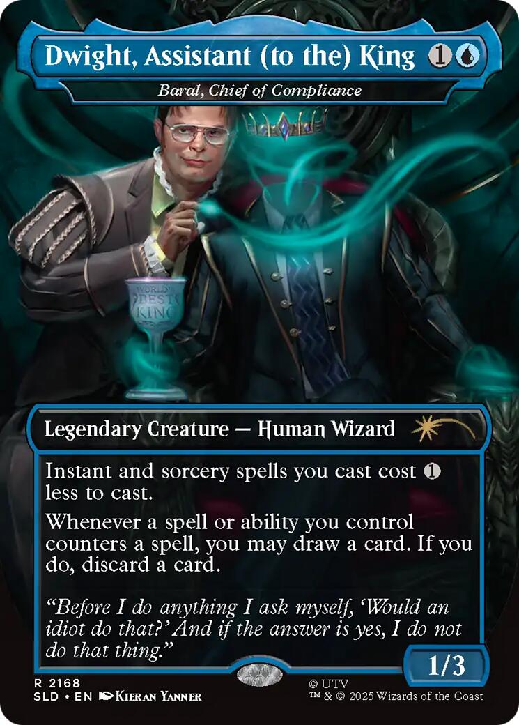 Dwight, Assistant (to the) King - Baral, Chief of Compliance [Secret Lair Drop Series] MTG Single Magic: The Gathering | Red Claw Gaming