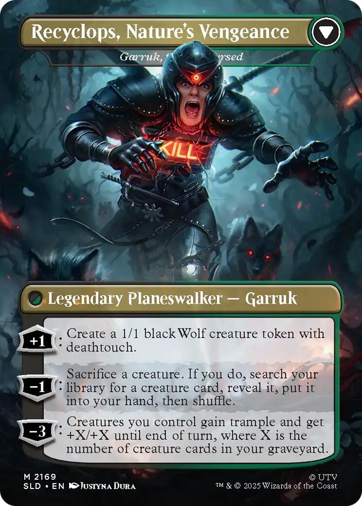 Recyclops, Eco-friendly - Garruk Relentless [Secret Lair Drop Series] MTG Single Magic: The Gathering | Red Claw Gaming