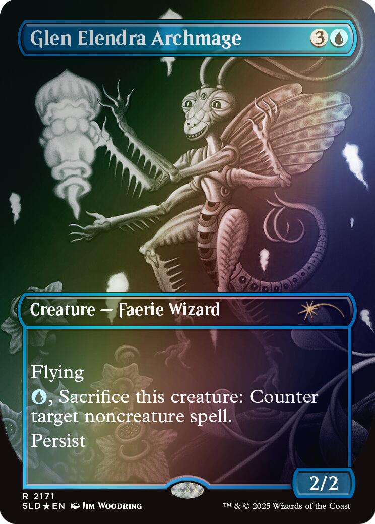 Glen Elendra Archmage (2171) (Rainbow Foil) [Secret Lair Drop Series] MTG Single Magic: The Gathering | Red Claw Gaming