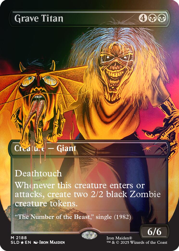 Grave Titan (2188) (Rainbow Foil) [Secret Lair Drop Series] MTG Single Magic: The Gathering | Red Claw Gaming
