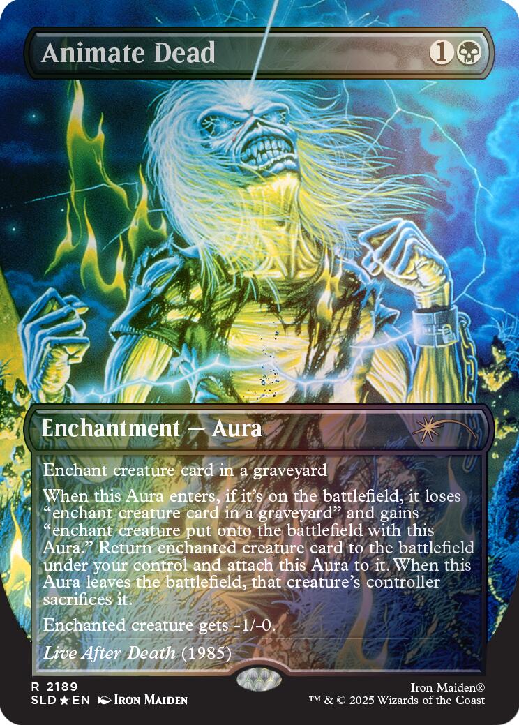 Animate Dead (Rainbow Foil) [Secret Lair Drop Series] MTG Single Magic: The Gathering | Red Claw Gaming