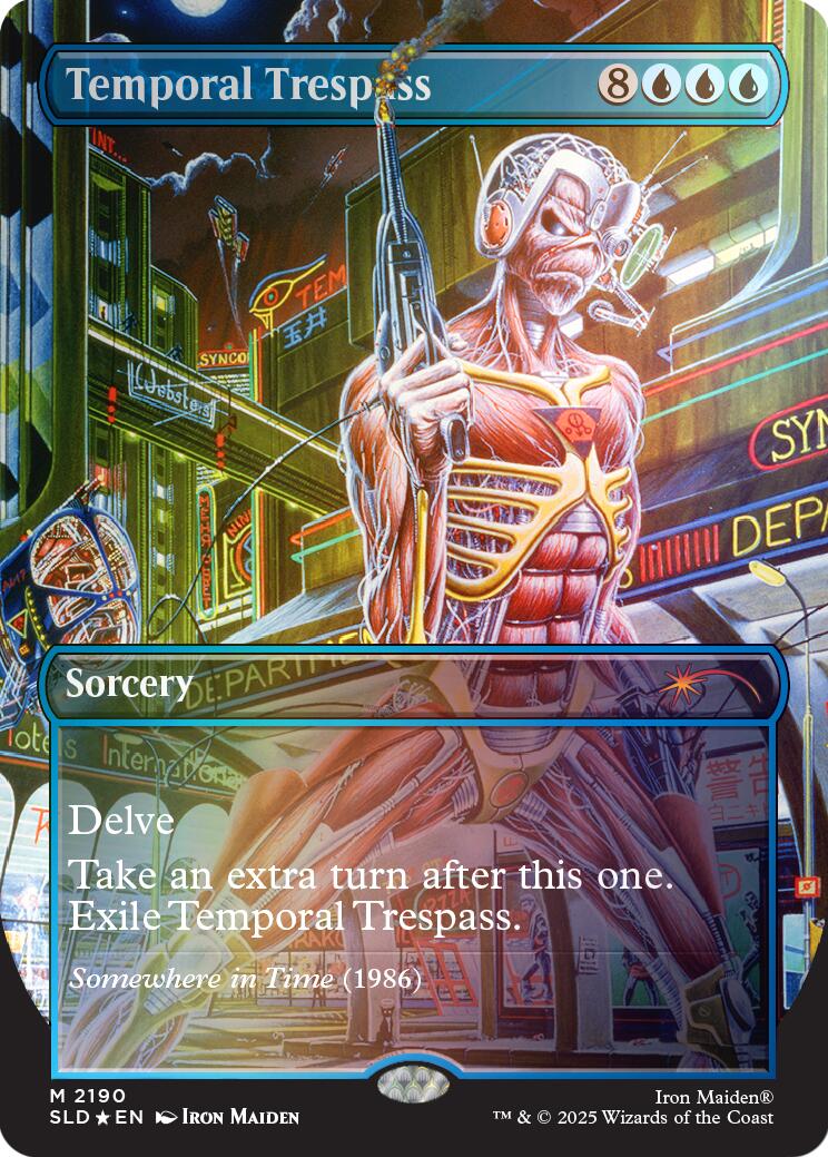 Temporal Trespass (Rainbow Foil) [Secret Lair Drop Series] MTG Single Magic: The Gathering | Red Claw Gaming