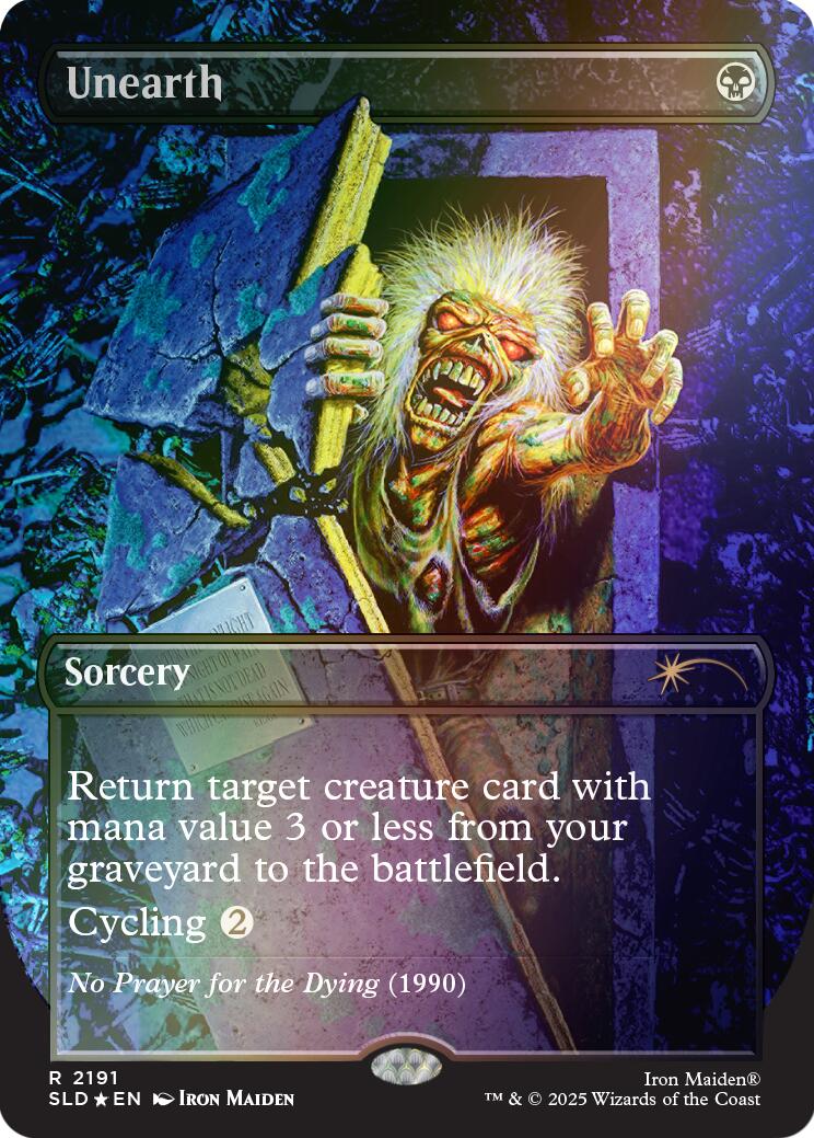 Unearth (Rainbow Foil) [Secret Lair Drop Series] MTG Single Magic: The Gathering | Red Claw Gaming
