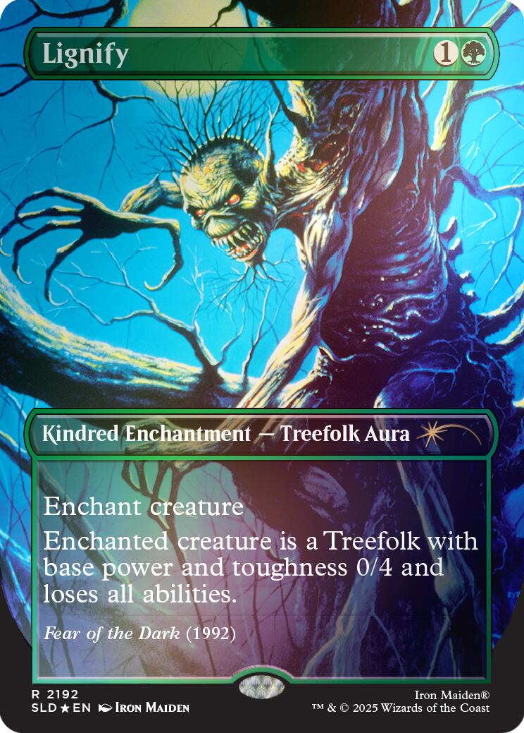 Lignify (2192) (Rainbow Foil) [Secret Lair Drop Series] MTG Single Magic: The Gathering | Red Claw Gaming