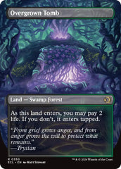 Overgrown Tomb (Borderless) [Lorwyn Eclipsed] MTG Single Magic: The Gathering | Red Claw Gaming